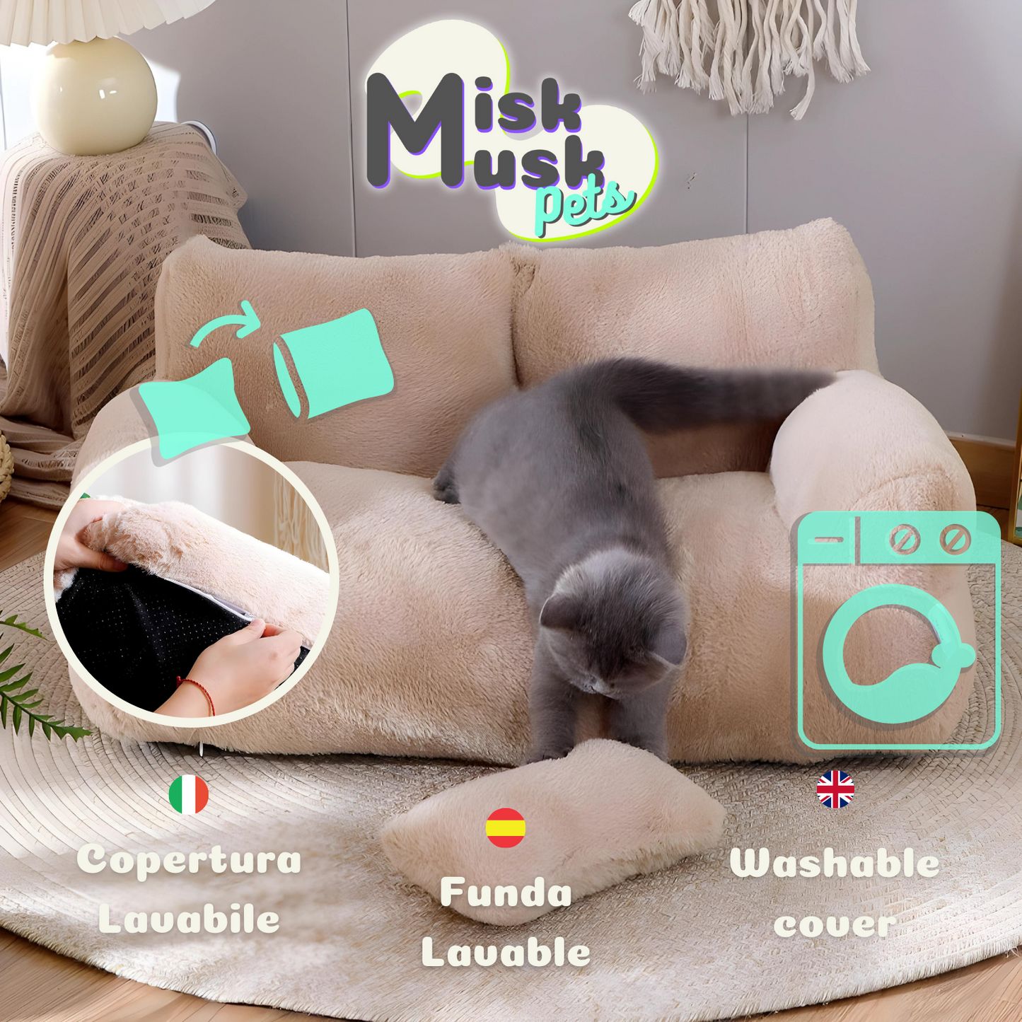 Il nostro Divano virale, amato da cani e gatti "Luxury Sofa"