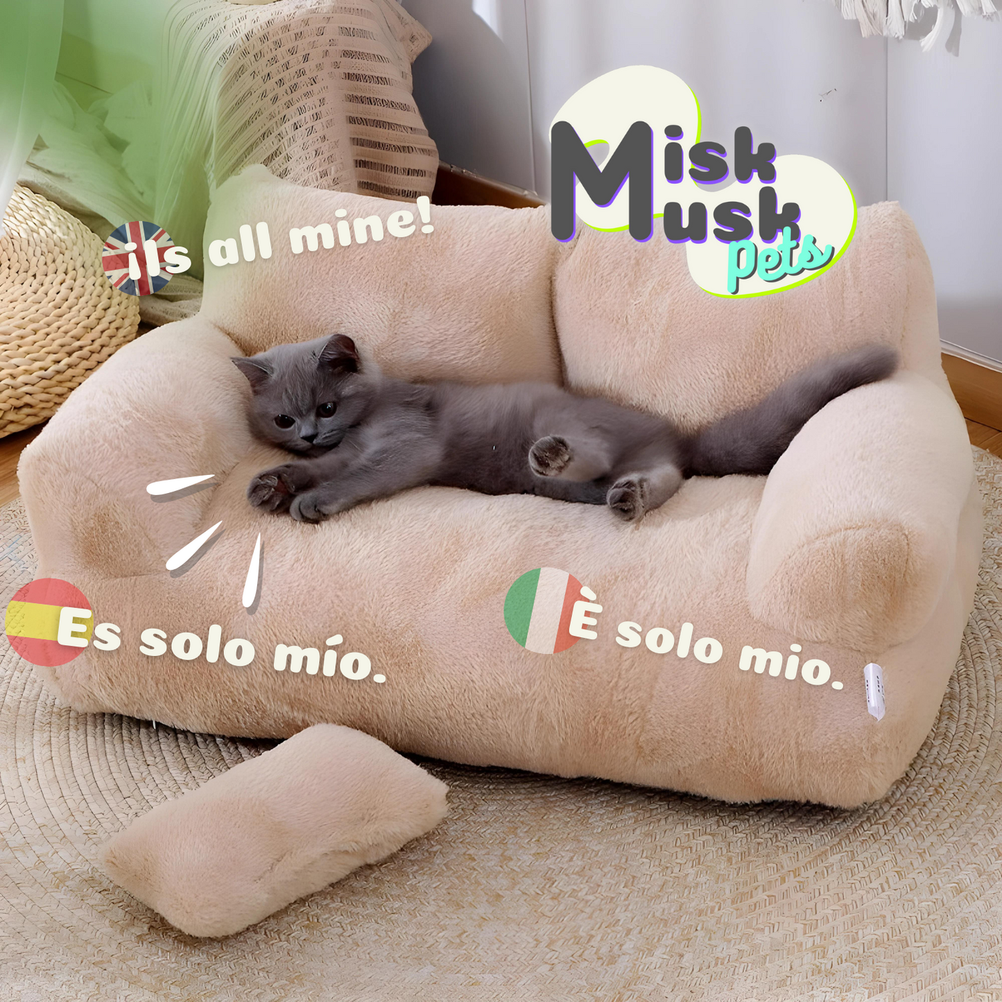 Il nostro Divano virale, amato da cani e gatti "Luxury Sofa"